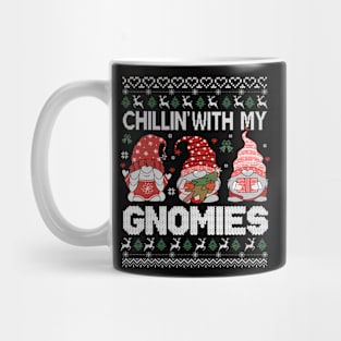 Chillin' with my Gnomies Ugly Sweater Mug